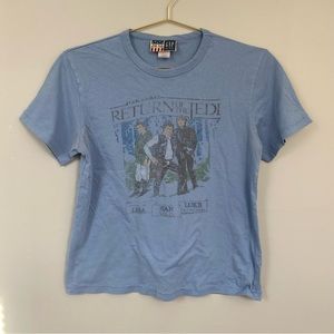 Vintage Star Wars T- shirt junk food gap kids fits like small return of the Jedi